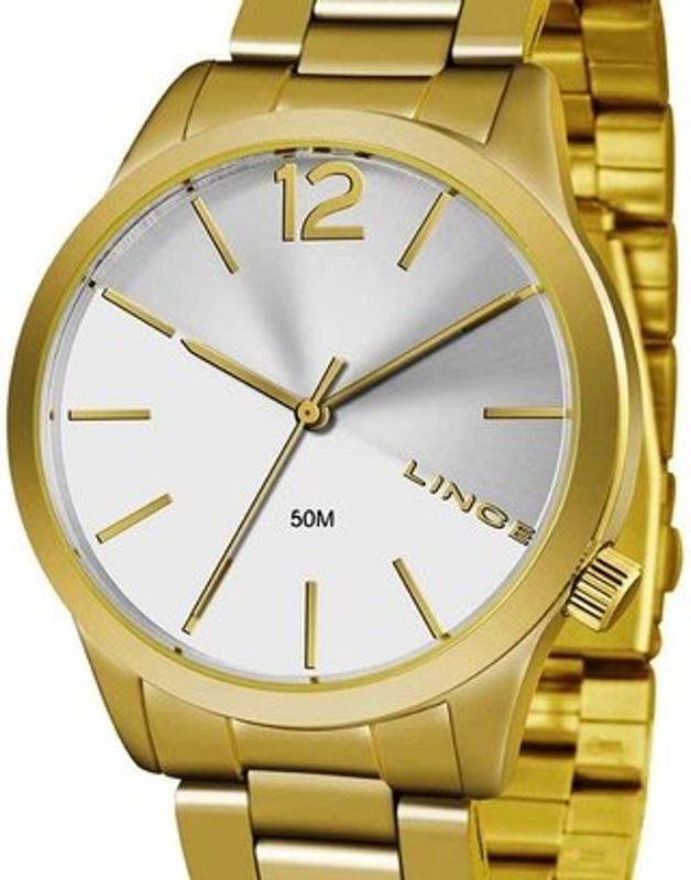 Relógio analógico feminino Lince LRGJ079L C2KX Dourado - Relógio